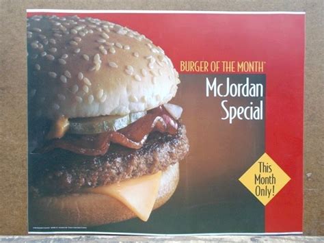 ad-521-01 McDonald's / 90's Translite "McJordan Special" - Jack's Mart