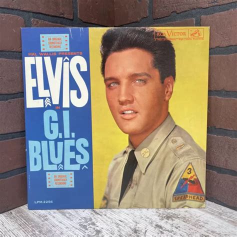 ELVIS PRESLEY GI Blues LSP 2256 Black Label White Letters Dog On Top No Barcode $24.99 - PicClick