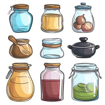 Glass Jar Kitchenware Clipart, Glass Jar, Kitchenware, Icon PNG Transparent Image and Clipart ...