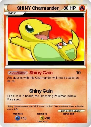 Pokémon SHINY Charmander 7 7 - Shiny Gain - My Pokemon Card