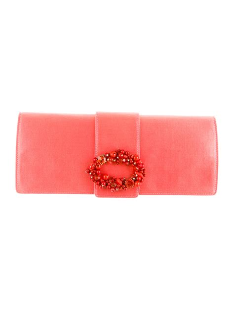 Oscar de la Renta Clutch - Handbags - OSC26530 | The RealReal