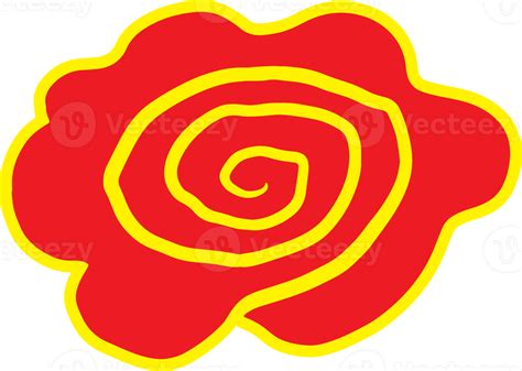 The red Chinese cloud symbol royalty for decor image 27742914 PNG