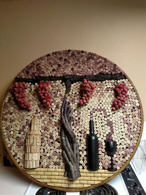 Wine Cork Wall Art Ideas