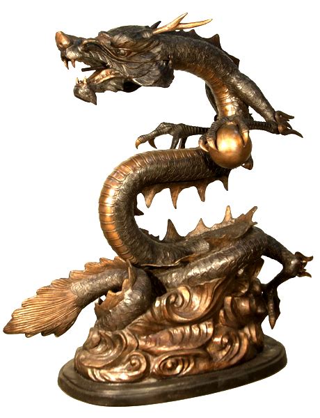 Bronze Dragon Water Fountains | Bronze Dragon Statue