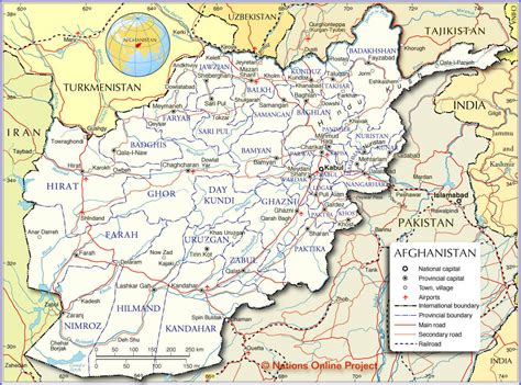 Afghanistan Google Map