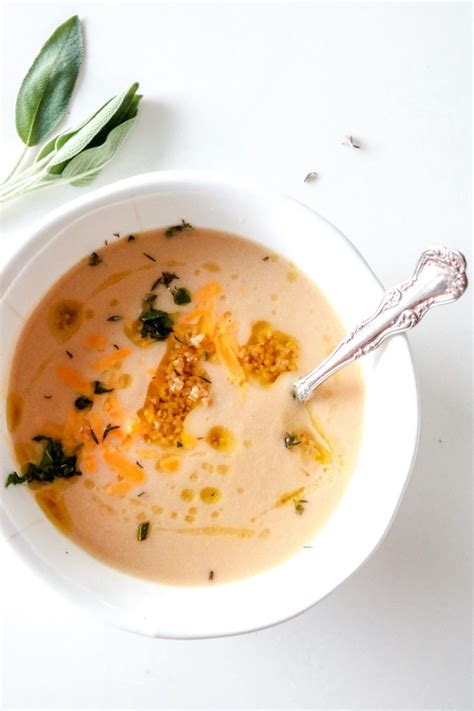 Instant Pot Cauliflower Soup - The Toasted Pine Nut