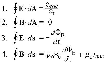 PHYS208 Maxwell's Equations