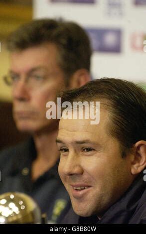 Australian cricket team captain Ricky Ponting catches a ball during a ...