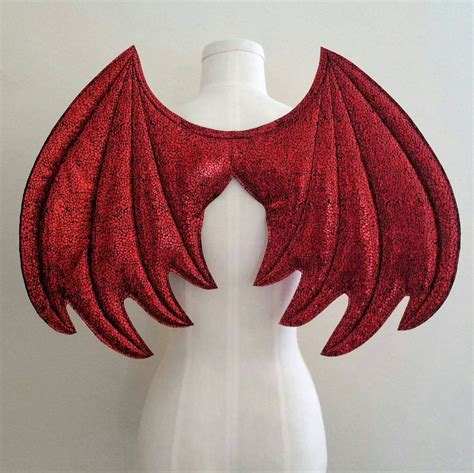 Metallic Red Dragon Wings Costume Wings Halloween Costume - Etsy