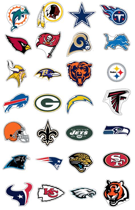 Old NFL Football Team Logos