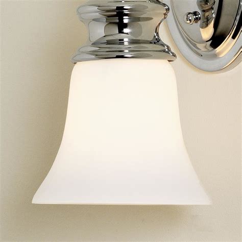 Milk Glass Bell Bath Light Shade - Lamp Shades - by Shades of Light