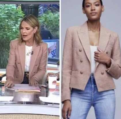 The Today Show: September 2022 Savannah Guthrie's Pink Tweed Blazer | Shop Your TV