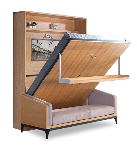 Pull Down Vertical Folding Single Bed Wall Bed Murphy Bed With Sofa ...