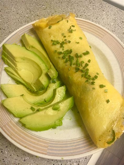 French Style Omelette with Ham, Goat Cheese, and Spinach : r/ketorecipes