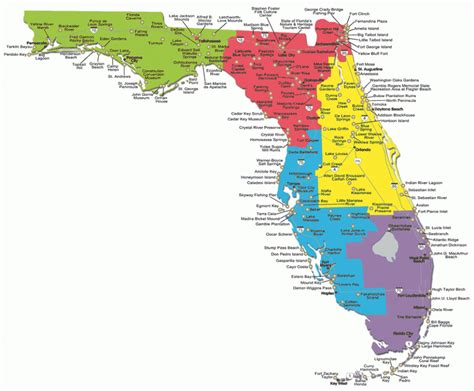 Florida State Campgrounds Map - Printable Maps