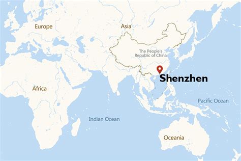 Shenzhen Maps, China Shenzhen Attraction Map, Shenzhen City Map