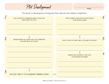 Worksheets for Writers | Jami Gold, Paranormal Author - Worksheets Library
