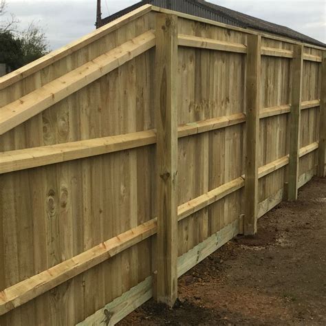 Bevelled Fence Rails | Wooden Rails | Pressure Treated | Free Delivery Available