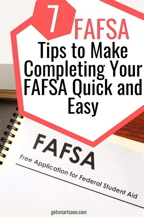 7 FAFSA Tips for Quick and Easy Financial Aid