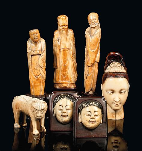 A SELECTION OF CHINESE IVORY CARVINGS , 17TH CENTURY AND LATER | Christie's