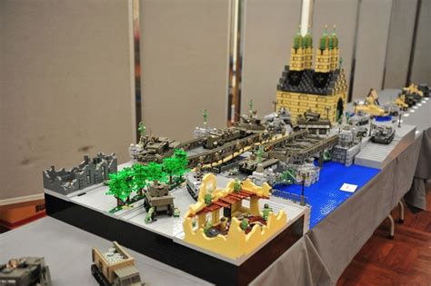 A Giant WWII diorama | Lego, Lego war, Lego creations