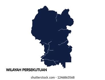 Map Wilayah Persekutuan Malaysia Stock Vector (Royalty Free) 1246863568 | Shutterstock