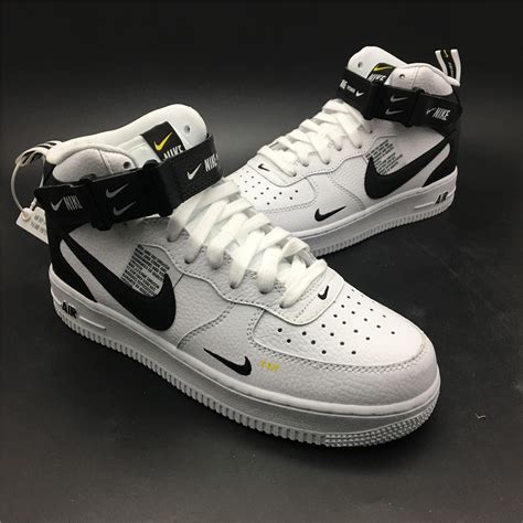 Nike Air Force 1 Mid Utility White Black For Sale – New Jordans 2018