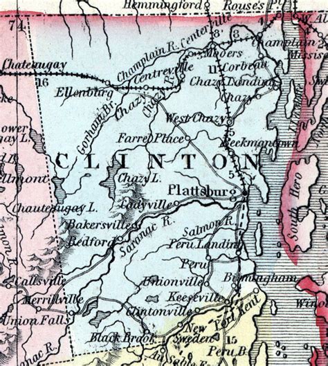 Clinton County, New York, 1857 | House Divided