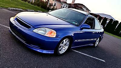 2000 Honda Civic Si Blue Cars for sale