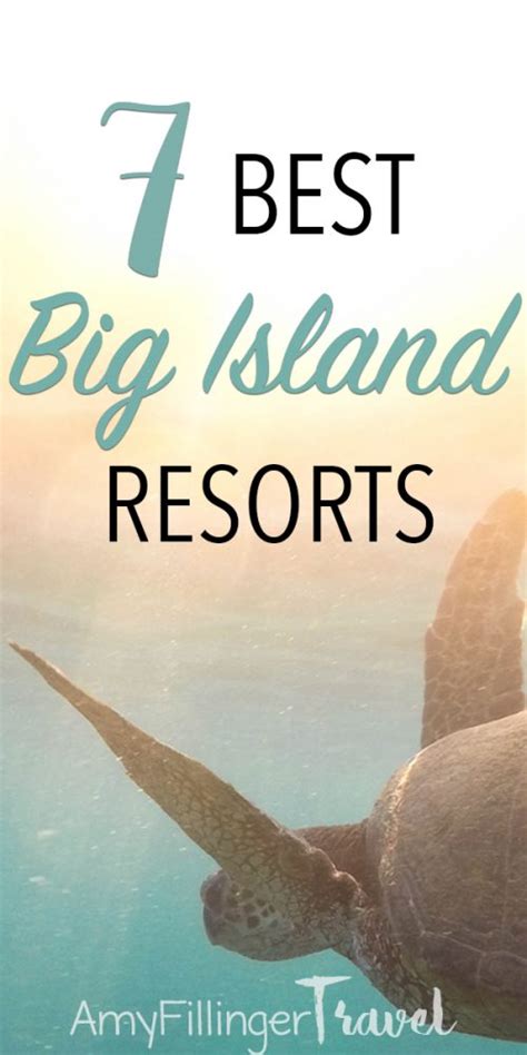 7 best resorts on the Big Island of Hawaii from a Hawaii Travel Agent