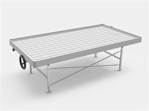 Ebb and Flow Benches for Efficient Greenhouse Cultivation