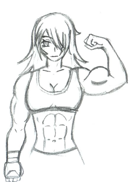 Roxy muscle girl by Nyappu on DeviantArt