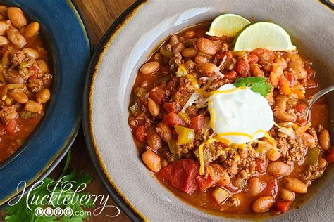 INSTANT POT CHILI with dry beans | HUCKLEBERRY LIFE