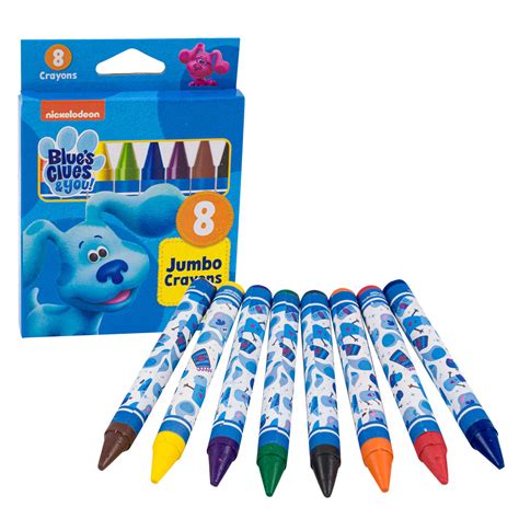 Wholesale Blues Clues 8ct Jumbo Crayons MULTICOLOR