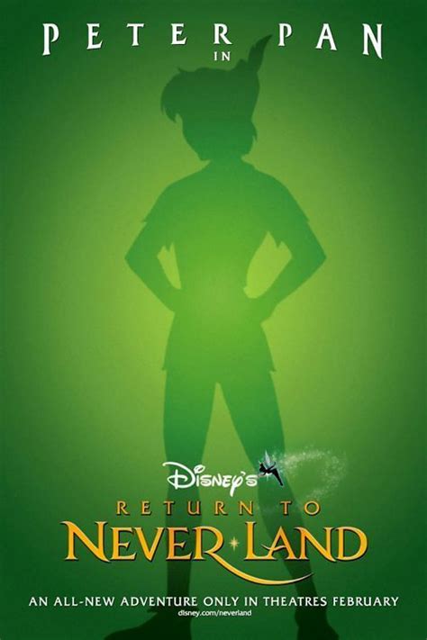 Official Movie Poster for Return to Neverland - Peter Pan in Return to Neverland Photo (22747139 ...