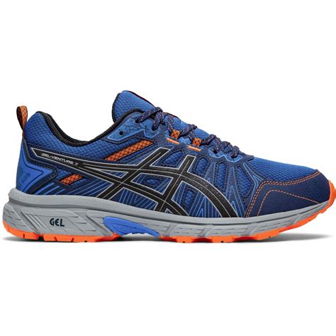 Asics Mens GEL-Venture 7 Trail Running Shoes - Electric Blue/Sheet Rock - Tennisnuts.com