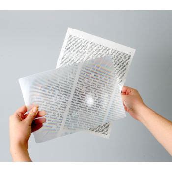 Fresnel Lens | Page Magnifiers | Bookmark Magnifiers | Fire Starting ...