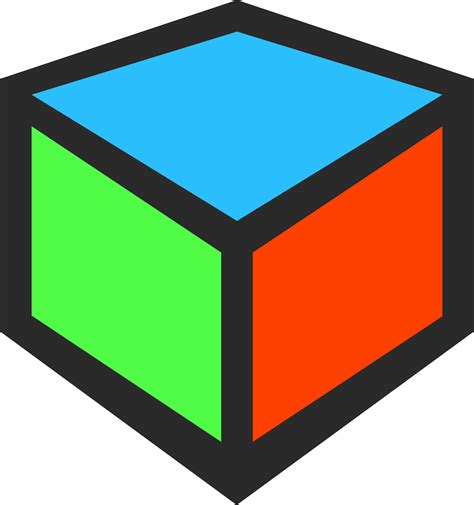 Clipart - 3D Cube Icon