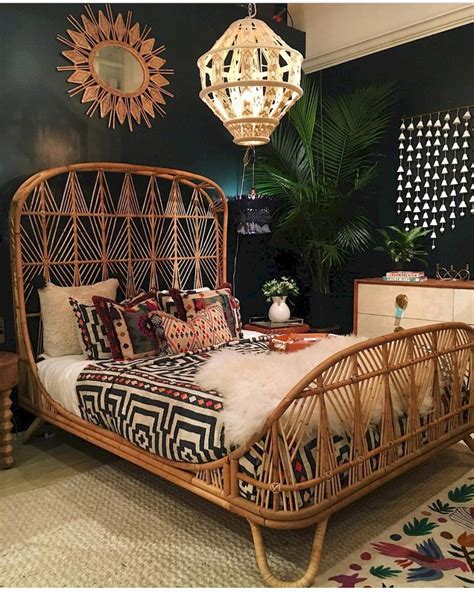 Rattan Furniture Ideas | Eclectic bedroom, Eclectic interior design ...