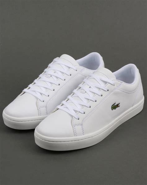 Lacoste Footwear Straightset Trainers White,leather,low,shoes