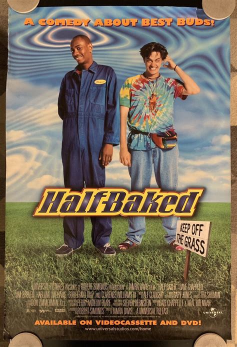 HALF BAKED Movie POSTER 27x40 Tracy Morgan Harland Williams Dave Chappelle Jim 883311243454 | eBay