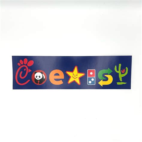 Coexist Bumper Sticker – Chain