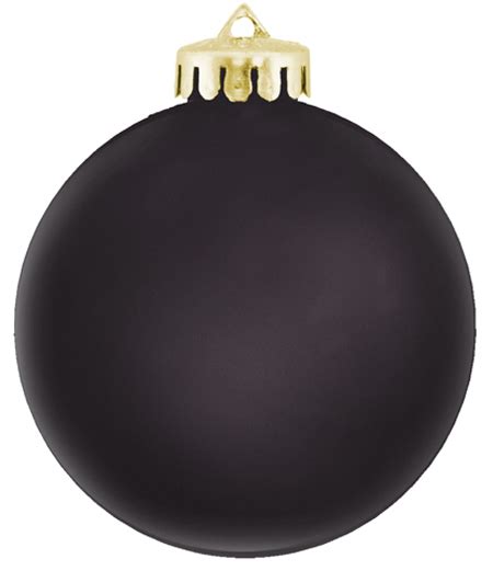 Black Christmas Ornaments