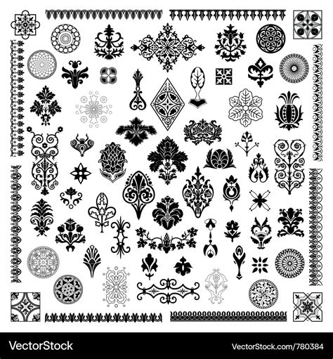 Decorative elements Royalty Free Vector Image - VectorStock