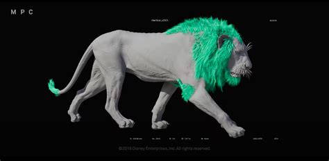 Creating Scar - The Lion King - By MPC - 4