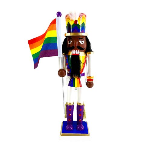 Pride Christmas Decorations Nutcracker Figurine - African American — Nutcracker Ballet Gifts