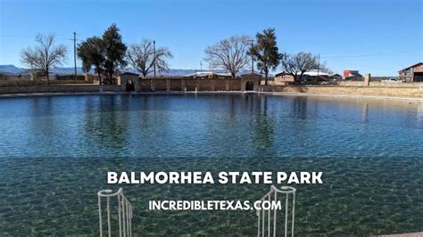 Balmorhea State Park Map, Hours, Pricing, Trails, Camping, Cabins ...