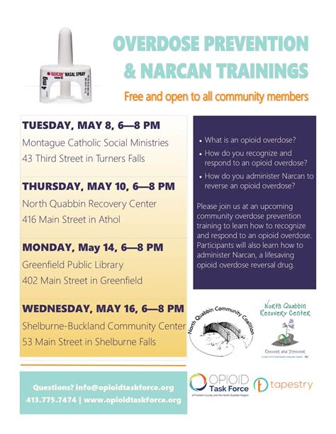 Overdose Prevention and Narcan Training