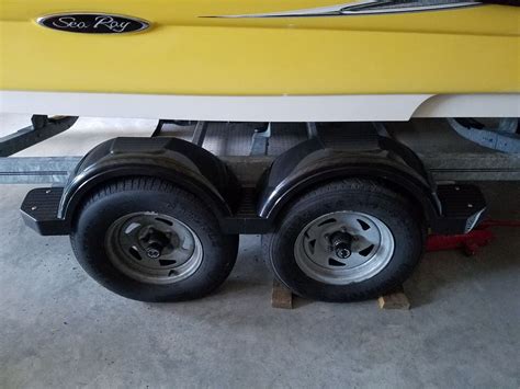 Fulton Single Axle Trailer Fender with Top and Side Steps - Black ...