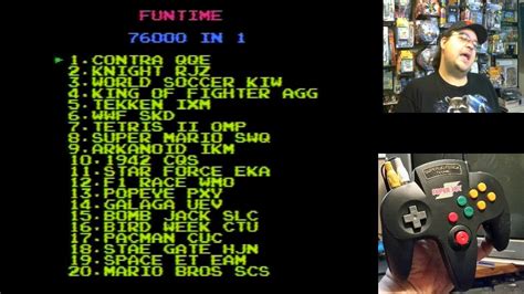 Super Joy III: Super Joystick TV Game 'Funtime 76000 in 1' - game play part 1 - YouTube